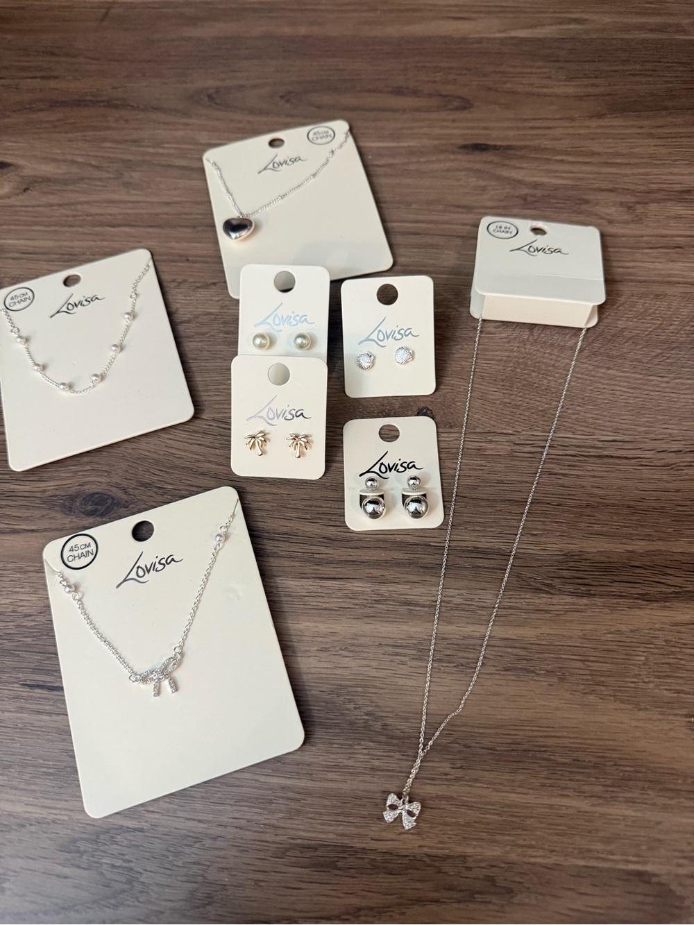 Brand new Lovisa earring and necklace bundle